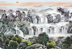 山水风景画