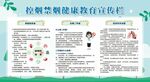 控烟戒烟禁烟健康教育宣传栏
