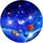 圆形星空