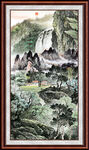 聚宝盆山水 