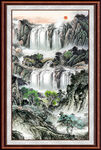 国画山水画
