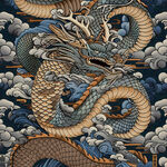 龙国潮插画