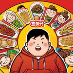 休闲食品人物包装