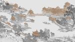 新中式背景墙  