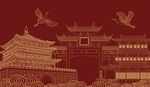 新中式背景墙 