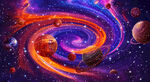 星空吊顶漩涡星空星球