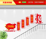 民兵楼梯文化墙