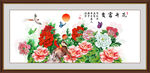 牡丹装饰画