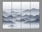 水墨远山