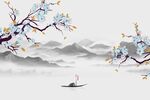 新中式背景墙