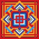 红蓝色系藏式