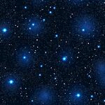 蓝色星空图案