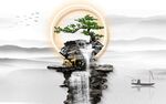 中式背景墙 
