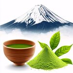 抹茶粉素材