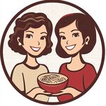 面条插画妈妈做饭