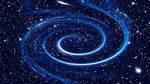 蓝色漩涡星空