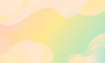 黄色曲线矢量背景