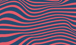 红色3d波浪线矢量背景