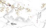 新中式花鸟背景墙