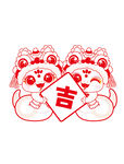 蛇卡通图快乐蛇2蛇线稿手绘大吉