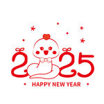 2025蛇卡通图片