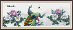 孔雀国画