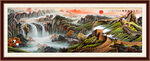 长城山水画