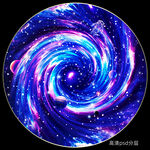 圆形星空