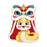 新年醒狮蛇