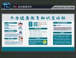 冬季健康教育展板