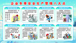 冬季企业安全生产宣传栏图片