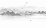 水墨山水画