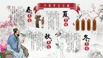 四季养生背景墙