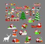 圣诞元素 圣诞美陈 圣诞老人