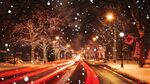 唯美雪夜