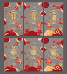 中式玻璃贴