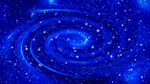 蓝色宇宙旋涡星空