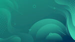 绿色渐变波浪矢量背景