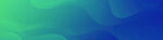 蓝绿色渐变波浪矢量背景