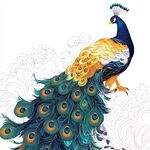 凤凰包装插画