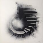 字母抽象画