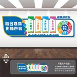 融媒体中心文化墙