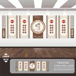 校训校风教风学风校规校纪文化墙
