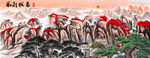 万里长城国画
