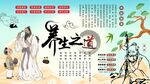 养生之道背景墙