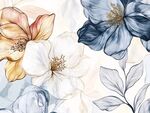 轻奢装饰画花朵