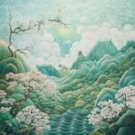 青绿山水金碧山水