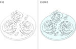 甜品 矢量图