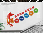企业楼梯标语
