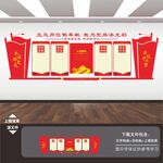 党员权利义务党建文化墙